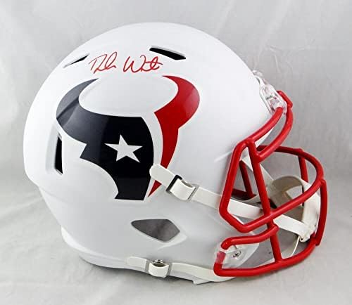 Deshaun Watson sa autogramom Texans F / S Flat White speed Helmet - JSA W Auth *NFL Helmets sa najvišim