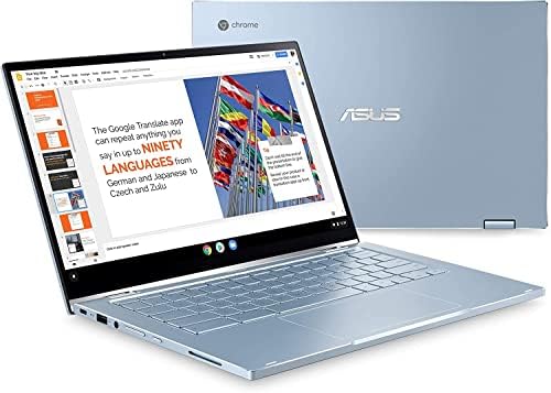 ASUS najnovije Flip 2-u-1 14 FHD Touchscreen Chromebook Laptop, Intel Core m3-8100Y, 320GB prostora, 8GB