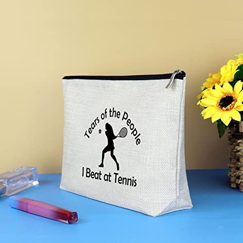Teniser poklon za žene tenis kozmetička torba ljubitelji tenisa poklon torba za šminkanje inspirativni poklon