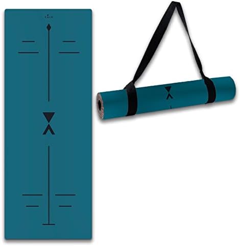 KALM Manifest Yoga Mat 4.5 mm debljine Neklizajući ekološki napravljen od prirodne gume za najbolje