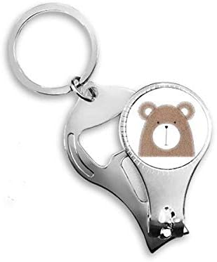 Jednostavnost stila Chubby Bear životinjski nokti za nokper prsten ključeva za ključeve za ključeva