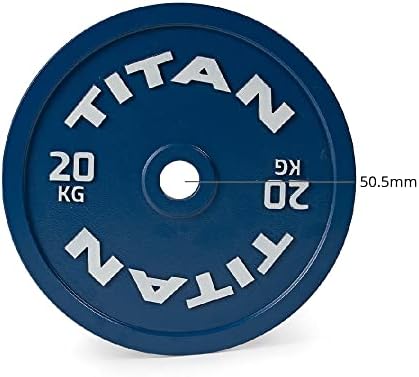 Titan Fitness 159 kg Postavite olimpijsku kalibriranu čeličnu ploču, precizni čelični diskovi, prodani