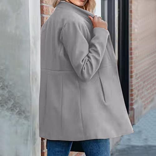 Ženske blistave i jakne za odijevanje Čvrsta jednostavna odjeća prema dolje jakna 2023 modni blazer