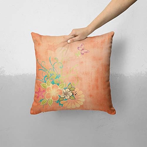 Iirov Vintage Coral Cvjetni - Custom Dekorativni kućni dekor unutarnji ili vanjski bacanje jastuka