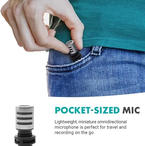 Movo Mini munjeviti mikrofon za iPhone vlogging Kit dodatna oprema za mobilne telefone-iPhone dodatna