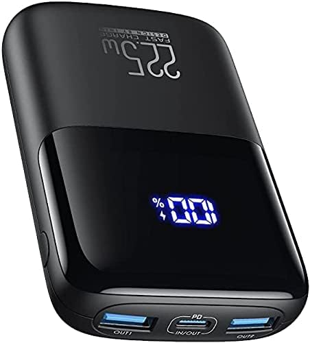 INIU prijenosni punjač, 22.5 W 10000mah mali USB C Power Bank brzo punjenje PD3.0 QC4. 0, 3-Izlazni