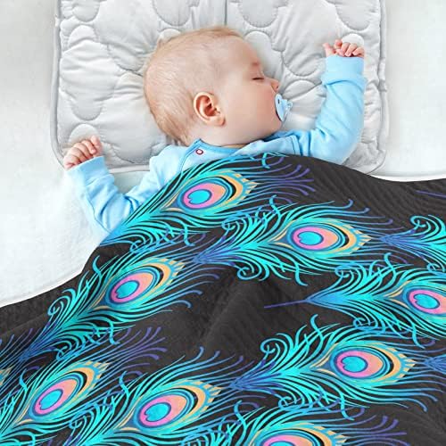 Swaddle pokrivač pamuk pamučni pokrivač za dojenčad, primanje pokrivača, lagana mekana prekrivačica