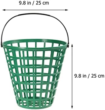 BESPORTBLE metalna korpa plastične loptice za Golf korpa posuda za golf sa ručkom vanjski držač žičana posuda