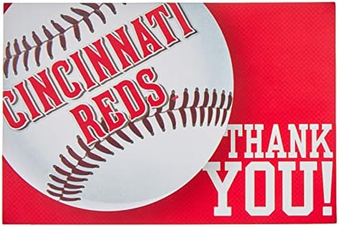 Cincinnati Reds glavna kolekcija bejzbol lige Stranka pozivnica i hvala set kartice