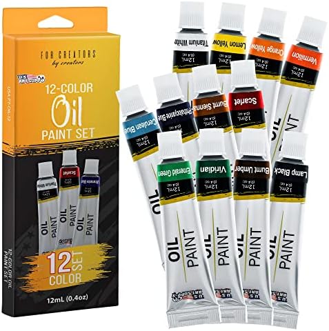 Us Art Supply Professional 36 boja Set umjetničke uljne boje u Velikim tubama od 18 ml - bogate