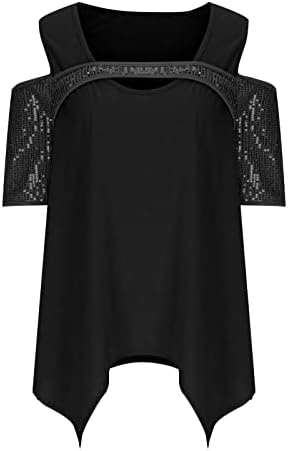 Ljetni vrhovi za žene 2023. modni casual okrugli vrat kratki rukav slobodni udobni bluza vrhovi