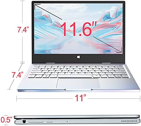 Toposh 2 u 1 Laptop, Windows 10 Kućni Tablet, Ram 8GB ROM 256GB SSD, 11,6 inčni dodirni ekran, procesor