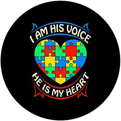 Inziluinost autizma Ja sam njegov glas, on mi je moj srčani sin autistični popsockets zamjenjivi popgrip