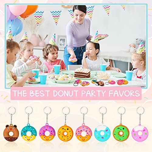 30 komada Sweet Donuts Keychain poklon za djecu Ključni lanci za ruksake privjesak za privjesak
