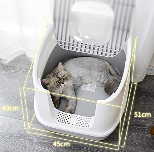 Kutija Za Smeće Za Mačke, Potpuno Zatvorena Sredstva Za Čišćenje Kućnih Ljubimaca Protiv Prskanja Dezodoransa