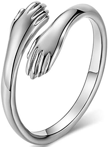 Jude Jewelers Nehrđajućeg Čelika Ručni Stil Zagrljaj Embrace Izjava Promise Godišnjica Prsten