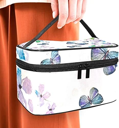 Toaletna torba, putni šminka kozmetička torba za žene muškarci, umjetničko akvarel cvjetni cvjetni