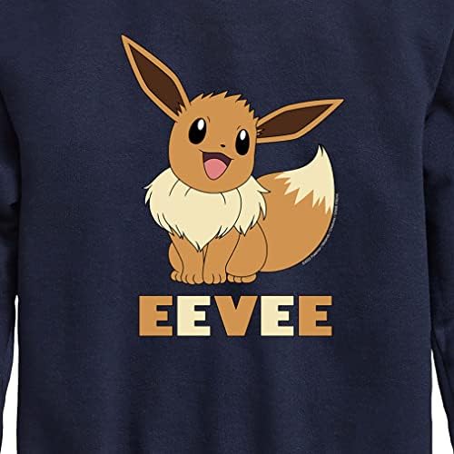 Hibridna odjeća - Pokémon - Happy Eevee - Omladinska prerada Fleece Duksera