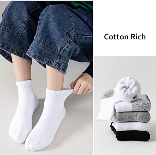 EpejIus dječje dječake / djevojke 'jastučne čarape debele pamučne trke čarape gležnjače atletičke