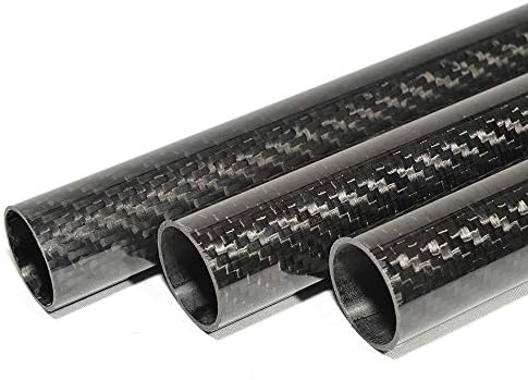 Abester 3k cijev od karbonskih vlakana od 30mm x ID 28mm x 1000mm 3k sjajni keper Roll umotan Model štap osovine ležajnog stuba 30x28 H