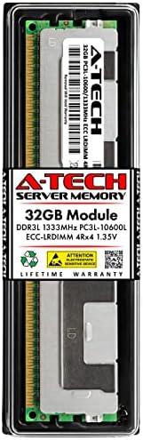 A-Tech 32GB memorijska ramba za HP ProLiant DL380P G8 - DDR3L 1333MHZ PC3-10600 ECC opterećenje