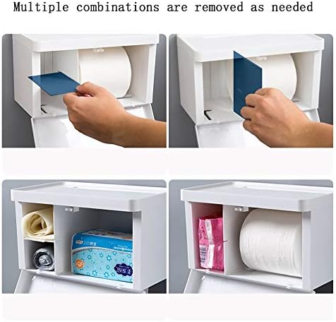 Yuanflq nordijski toaletni papir, kreativni toaletni papir za raspršivač zidnih nosača, ljepljivi