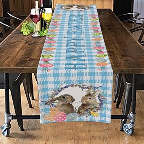 Zimski stol 108 inča Dugo sretan Uskrs Dekor kuhinje u zatvorenom vanjsku porodičnu zabavu Decor Party