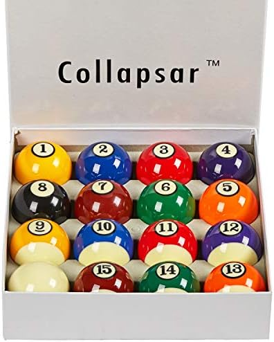 COLLAPSAR AAA CLASE Billiard Ball Ball Set Ball, 2-1 / 4 Veličina regulacije i težina puna 16 smola