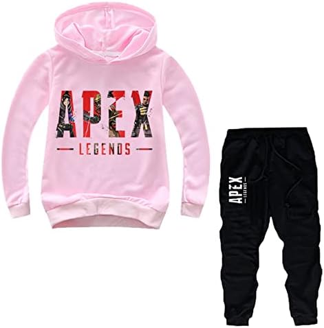 Pojmovi male / velike djece bassic pulover pulover i jogger hlače set, apex legendi outfit