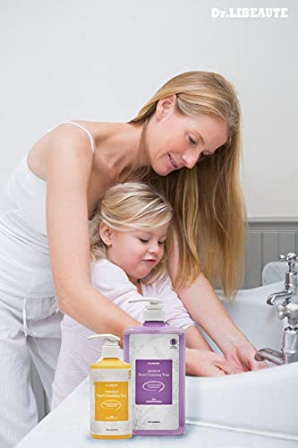 Dr. Libeaute Premium sapun za čišćenje ruku, tip gela, limun & eukaliptus 2 pakovanja + lavanda & Mint 2 pakovanja,