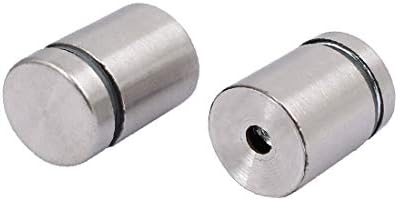 X-dree 19mmx25mm od nehrđajućeg čelika za učvršćivanje staklenih pričvrsnih igle 10pcs (La fijación del