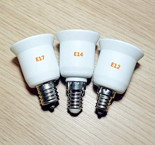 VEY14 2-Pack E17 do E26 E27 adapter za pretvarač utičnica za žarulju