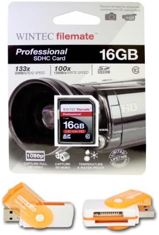 16GB klase 10 SDHC velike brzine memorijska kartica za FUJI FinePix S2500HD s5700. Savršeno za brzo