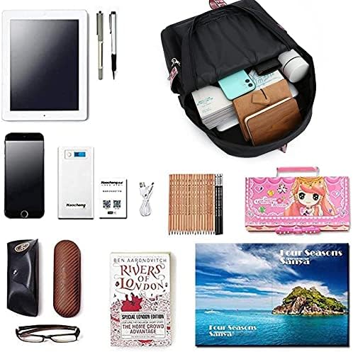 WTIYHZU Girls Lagan ruksak casual USB ruksak Prijenosni prijenosni računar Kompjuterska torba izdržljiva tinejdžerska