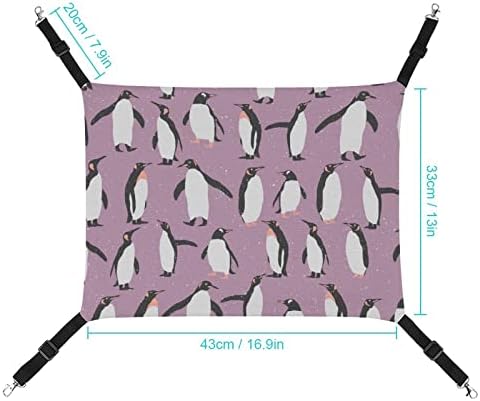 Cat Hammock Penguins Cat Bed Cage prozor Perch viseći prostor za uštedu za male kućne ljubimce 16.9 x13&