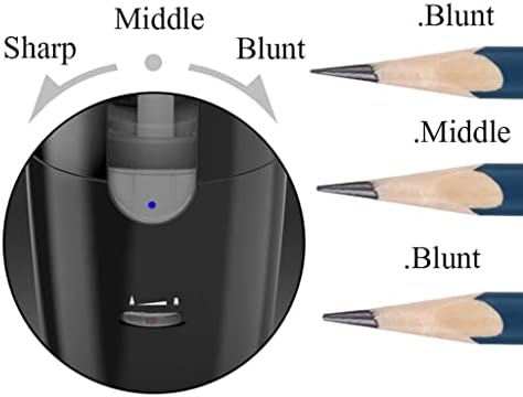 LDCHNH Automatski električni oštar na olovke Mehanički rasuti USB obrazovni uredski materijal