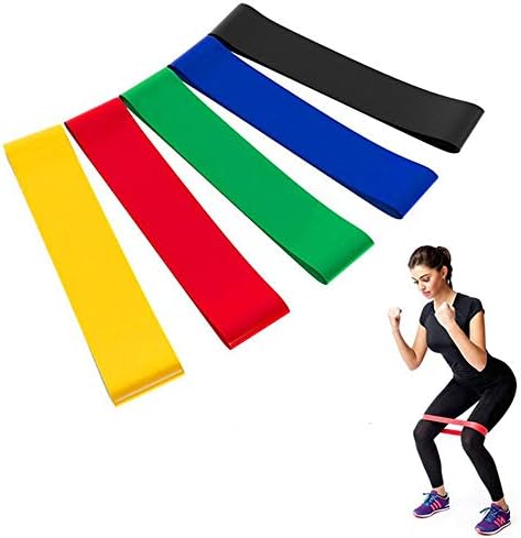 Trake za otpor Set trake za vježbanje-5 boja gumice za otpor joge u zatvorenom prostoru oprema za fitnes na