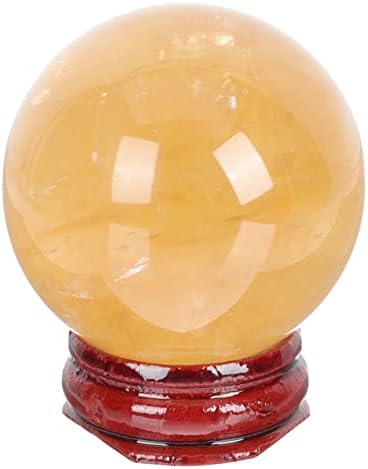 Zerrodeko Crystal Ball Sklapa s drvenim kugličnim štandom Crystal Ball Stalak za meditaciju Kugla Creative