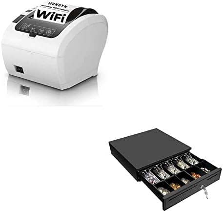 Punsyn WiFi Printer toplotne potvrde sa USB / LAN / RS232 priključkom, 80mm POS štampač radi