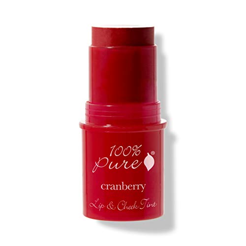 PURE Lip & nijansa obraza , Cranberry Glow, dugotrajni štap za usne i rumenilo, prirodna šminka, nijansa