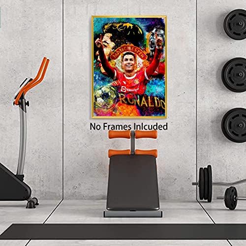 Ruiyan fudbalska superzvijezda Cristiano Ronaldo Poster-sportski dekor, Manchester nogometaš