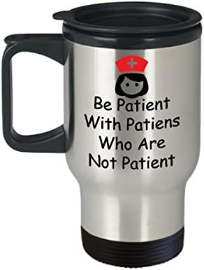 Sestra Anesteziolog Crna kafa Travel Mug Best Funny Jedinstvena certificirana medicinska sestra medicinska