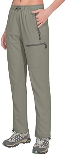 Mapamyumco ženske pantalone za planinarenje lagan Quick Dry, rastezljive kargo pantalone za putovanja, džepovi