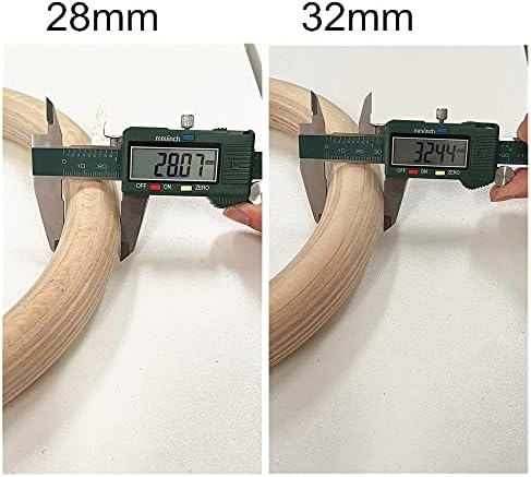 Eodnsofn drveni gimnastički prsten od 28/32 mm sa podesivim naramenicama za fitnes u kućnoj teretani gimnastička