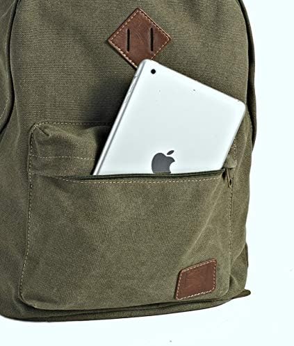 Seemeroad Canvas College ruksak za Laptop, izdržljiv ruksak, putna torba za Notebook, za muškarce