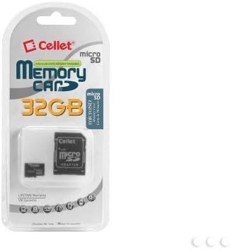 Cellet 32GB BlackBerry 9900 BOLD Micro SDHC kartica je prilagođena formatiran za digitalne velike