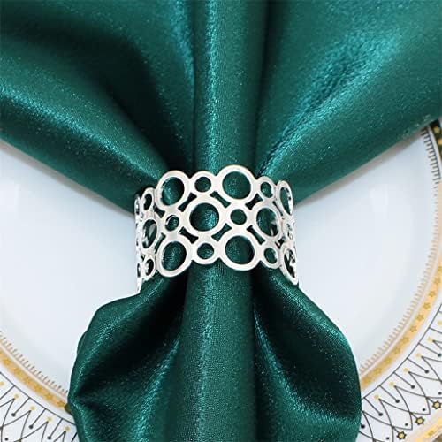 Liuzh prstenovi okrugli držač držača za božićne vjenčane praznične zabave Porodični okupljanja Stolni dekor