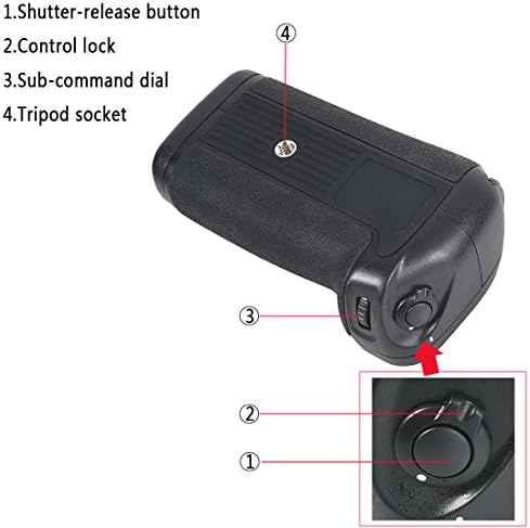 Zamjena DSte za Pro IR udaljeni MB-D11 vertikalni prikupljanje baterije Kompatibilan je Nikon D7000