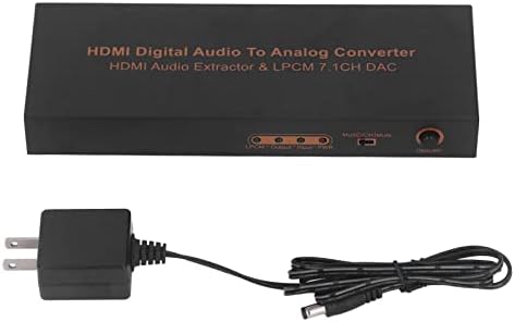 Garsentx zvuk Audio dekoder 4K HD multimedijski sučelje do LPCM 7.1CH 7RCA Converter zvuka, HDMI