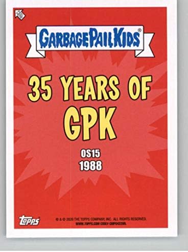 2020 TOPPS Sarbage Pail Kids 35. godišnjica serija 2 Booger Green 70B pljačkati Paul Trgovačka kartica
